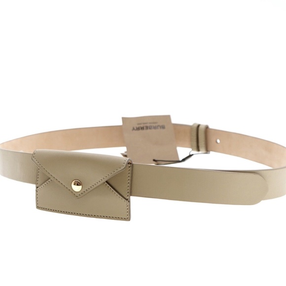 Burberry Adjustable Belt With Credit Card Envelope Size 36 New - Picture 5 of 6